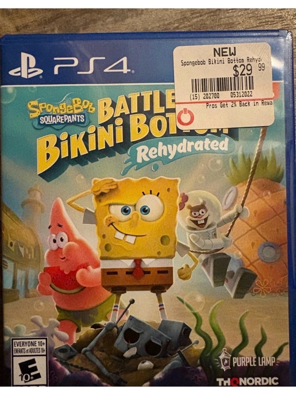 SpongeBob SquarePants: Battle for Bikini Bottom - Rehydrated (Blue)